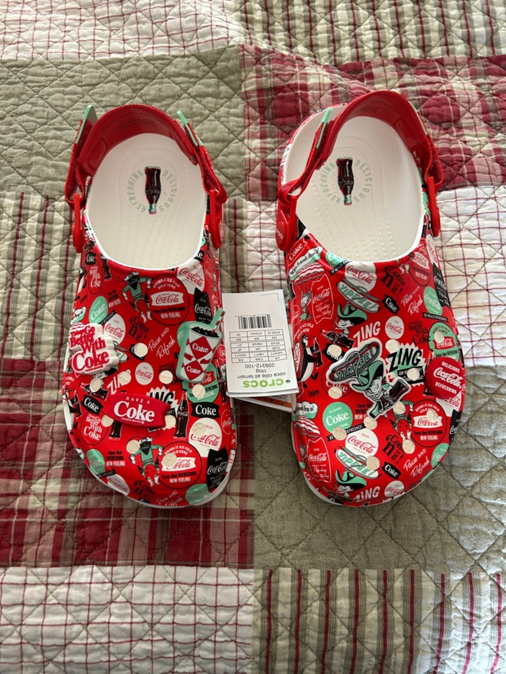 CROCS Red Coca-Cola Graphic Classic Clog